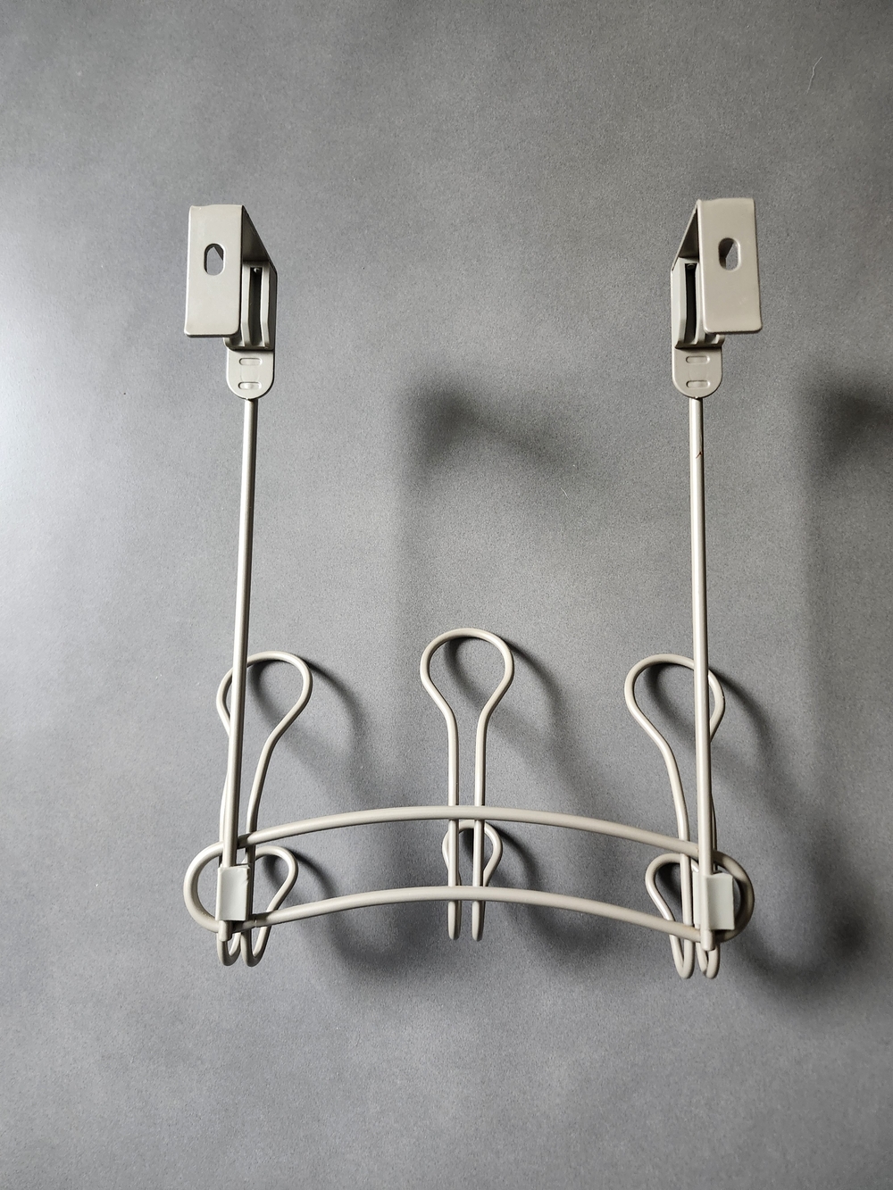3-Hook Over-the-Door Rack Metal - Picture 2 of 6